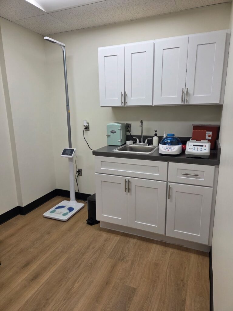 Wellness prep room for weight loss and PRF services in Upper Marlboro